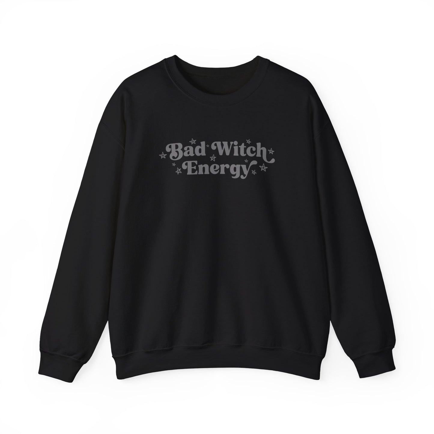 Bad Witch Energy Monochromatic Halloween Sweatshirt, Fall Energy Sweatshirt for Halloween, Unisex Halloween Sweatshirt, Halloween Gift