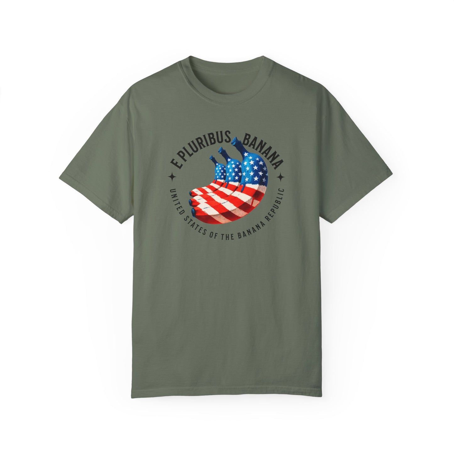 Veteran Made-US of Banana Republic Comfort Colors Tee,Patriotic Shirt, Political Shirt,Veteran Made Shirt,Trump Political Shirt,Veteran Gift