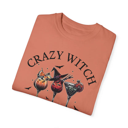 Limited Edition Crazy Witch Social Club Gildan Sweatshirt, Cute Halloween Cocktails Sweatshirt for Girls Night Out or Girls Trip, Great Gift