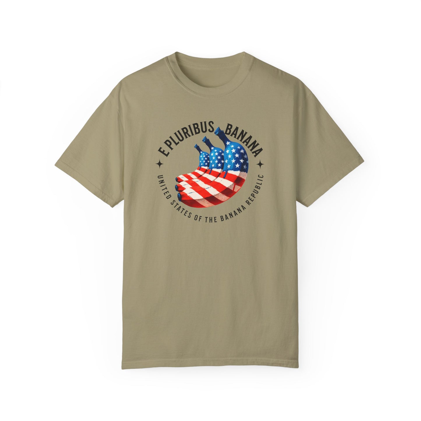 Veteran Made-US of Banana Republic Comfort Colors Tee,Patriotic Shirt, Political Shirt,Veteran Made Shirt,Trump Political Shirt,Veteran Gift