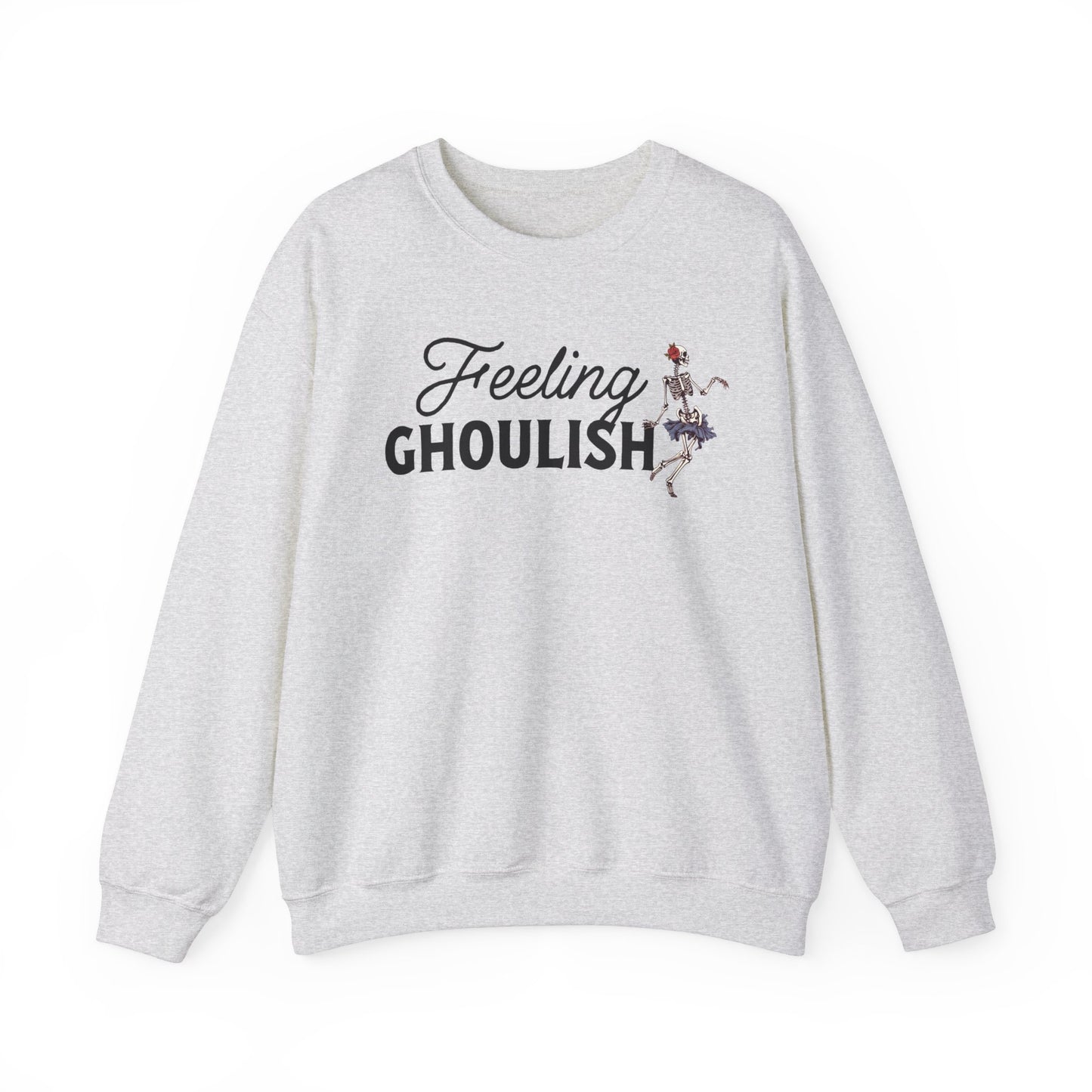 Limited Edition Feeling Ghoulish Halloween Sweatshirt, Skeleton Sweatshirt for Halloween, Unisex Halloween Sweatshirt, Halloween Gift