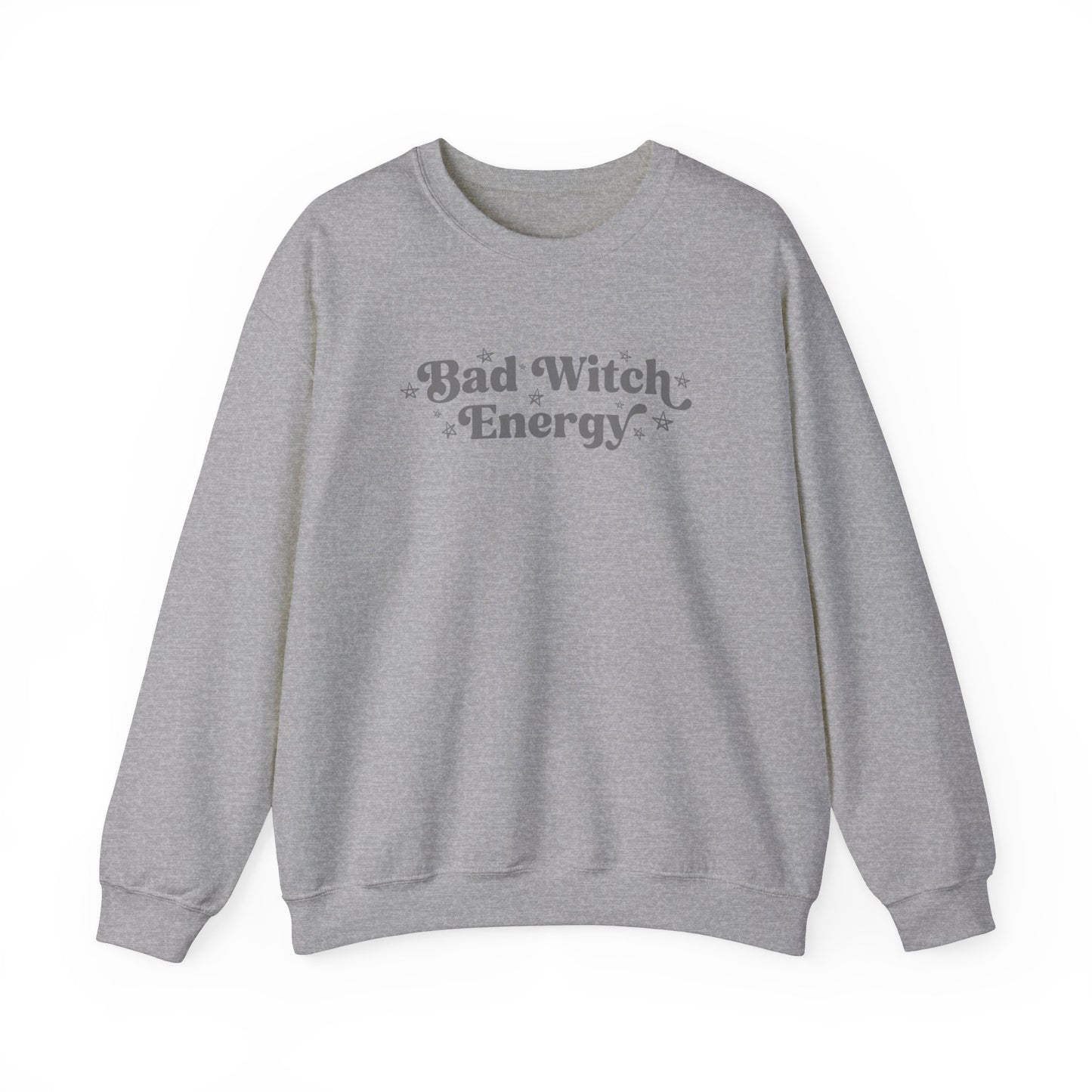 Bad Witch Energy Monochromatic Halloween Sweatshirt, Fall Energy Sweatshirt for Halloween, Unisex Halloween Sweatshirt, Halloween Gift