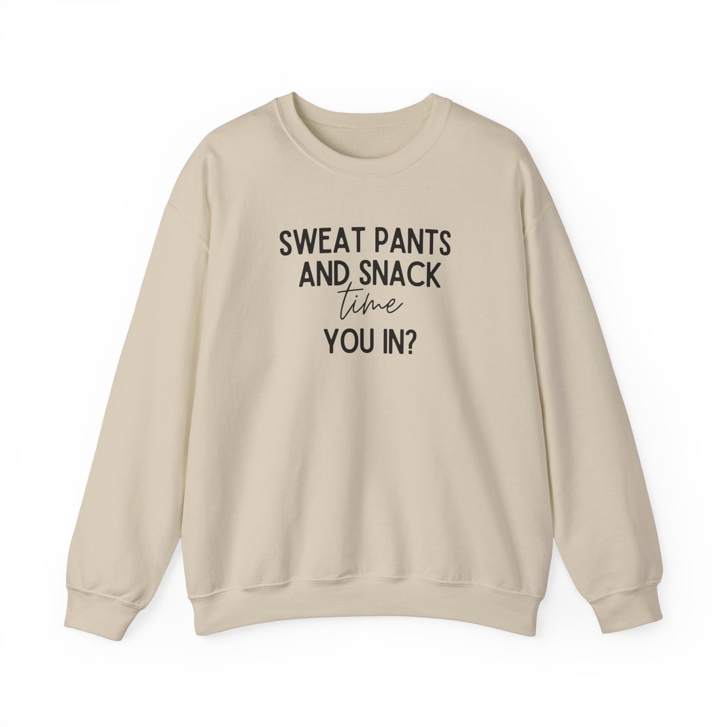 Snack Time Crewneck Sweatshirt | Fun Gift