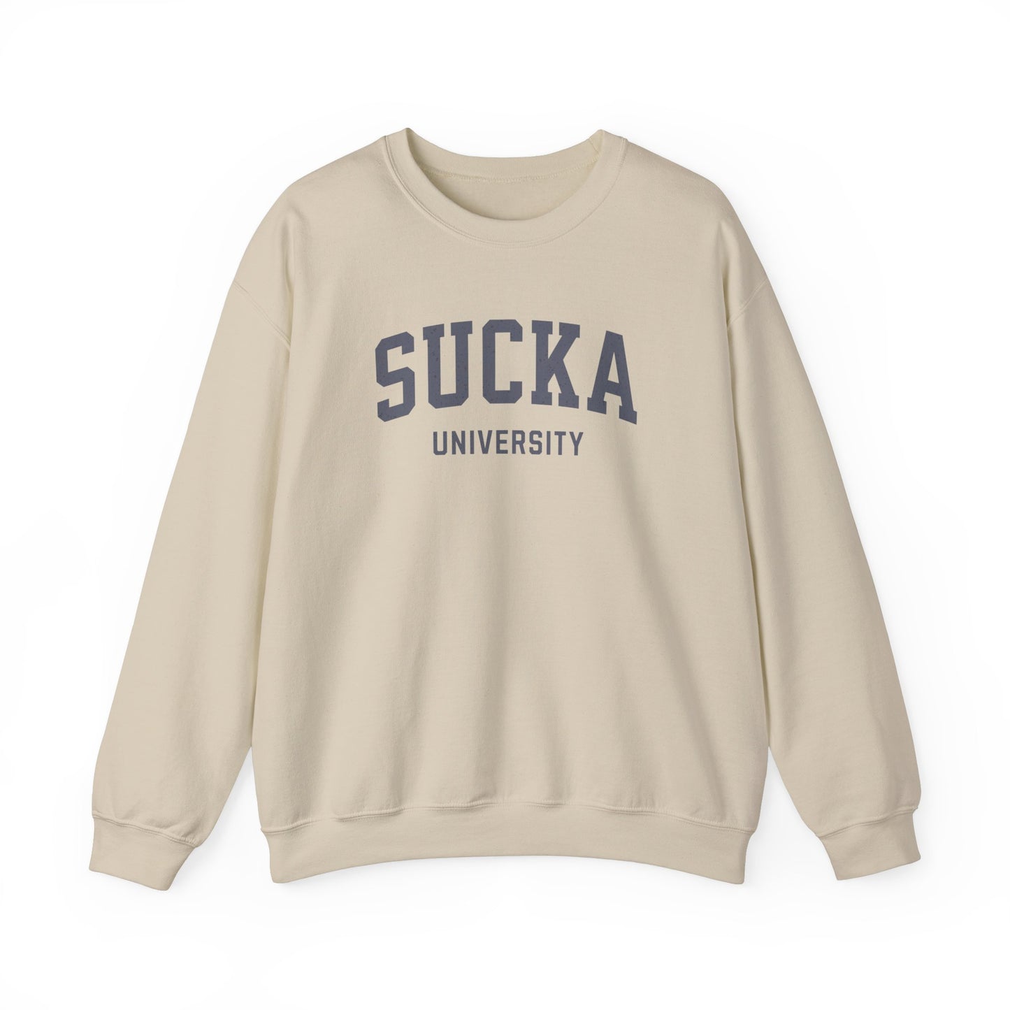 SUCKA University Retro Gildan 18000 sweatshirt, 80's Retro sweatshirt, Sucka 80's Slang, Vintage Sayings,1980's,Retro Vibes, Funny Nostalgia