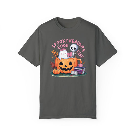 Halloween Spooky Readers Book Club Comfort Colors Shirt, Limited Edition Cute Book Reader Shirt,  Teacher Halloween Shirt, Gift for Teacher