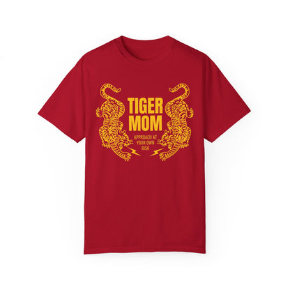 Tiger Mom - Mom Gift Unisex Garment-Dyed T-shirt