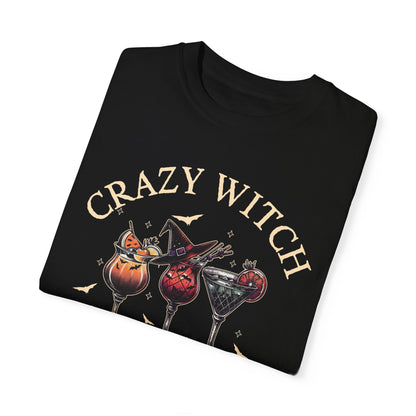 Limited Edition Crazy Witch Social Club Gildan Sweatshirt, Cute Halloween Cocktails Sweatshirt for Girls Night Out or Girls Trip, Great Gift