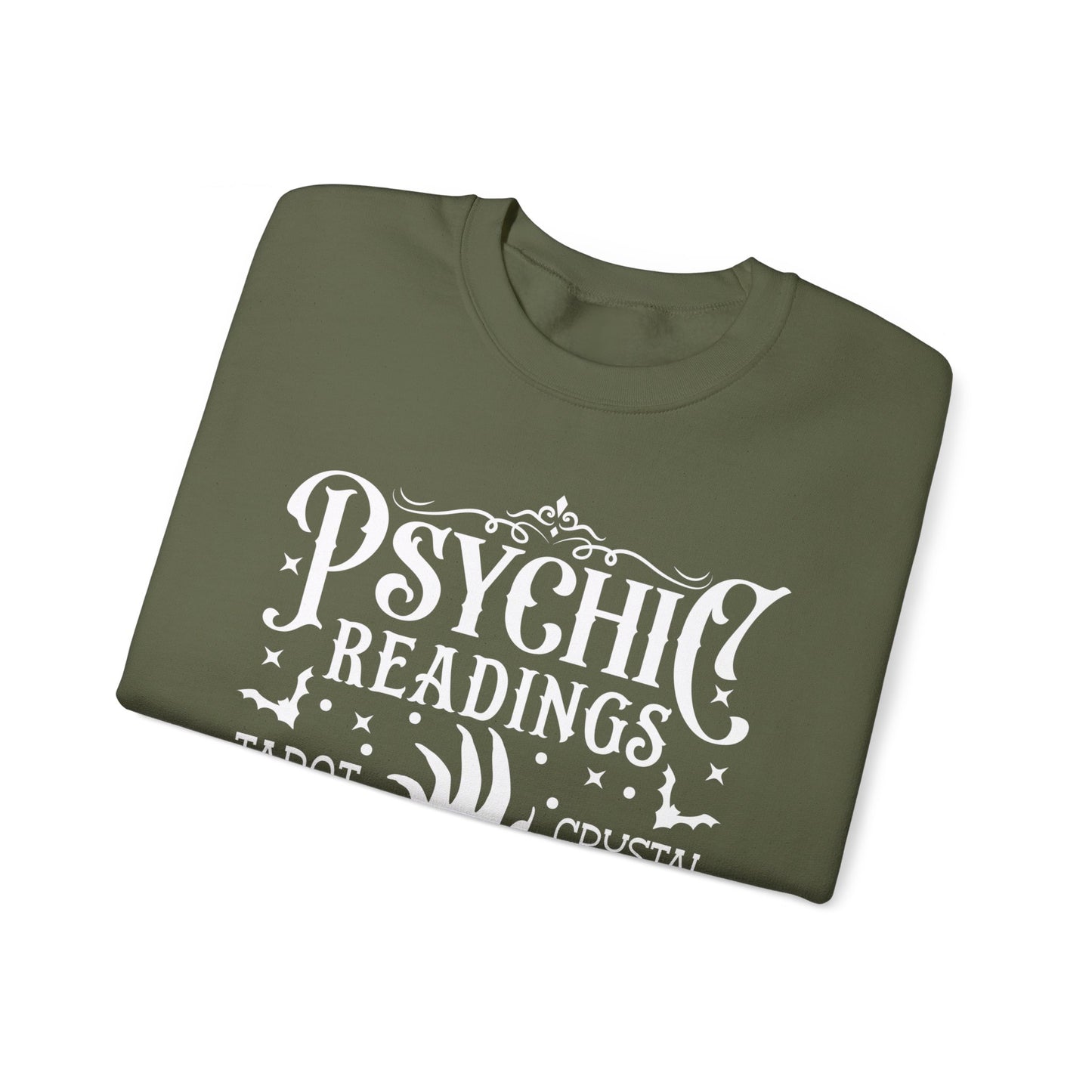 Vintage Psychic Readings Halloween Sweatshirt, Halloween Tarot Card Reader Sweatshirt, Limited Edition Halloween Crystal Ball Unisex Gift