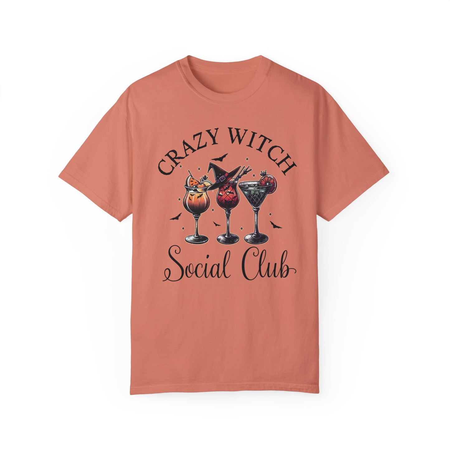 Limited Edition Crazy Witch Social Club Gildan Sweatshirt, Cute Halloween Cocktails Sweatshirt for Girls Night Out or Girls Trip, Great Gift