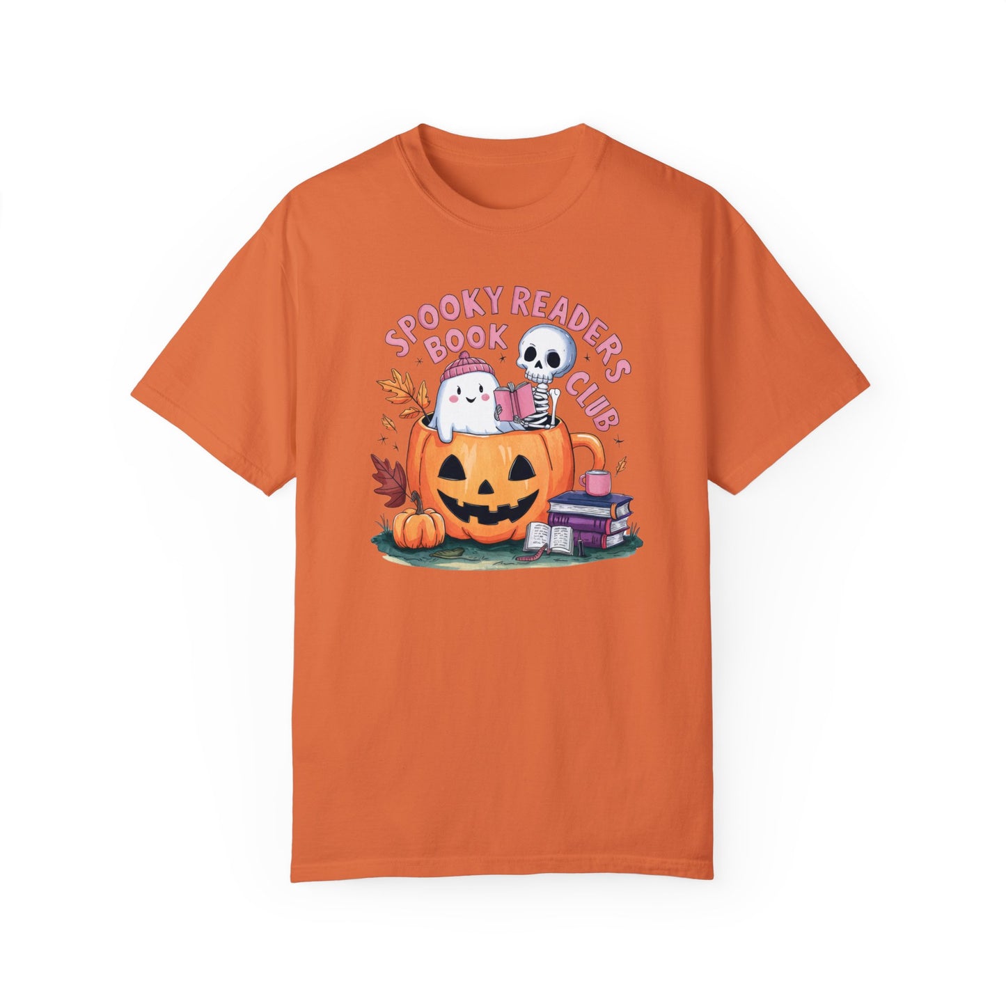 Halloween Spooky Readers Book Club Comfort Colors Shirt, Limited Edition Cute Book Reader Shirt,  Teacher Halloween Shirt, Gift for Teacher