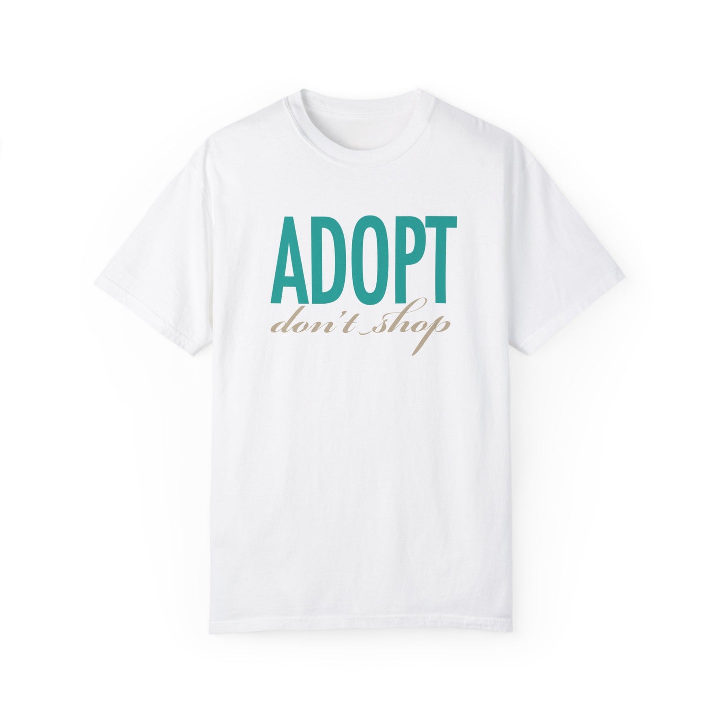 Adopt Don't Shop Shirt Comfort Colors®, Save Animals Shirt, Animal Rights Shirt, Animal Rescue Shirt, Animal Lover Gift, Adoption Pet Shirt