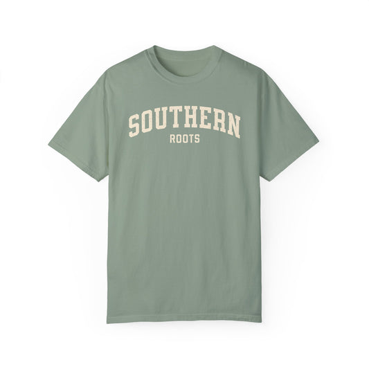 Southern Roots Summer Comfort Colors® t-shirt, America Tee, American Patriotic Shirt, Collegiate Style Shirt, Southern American, The South