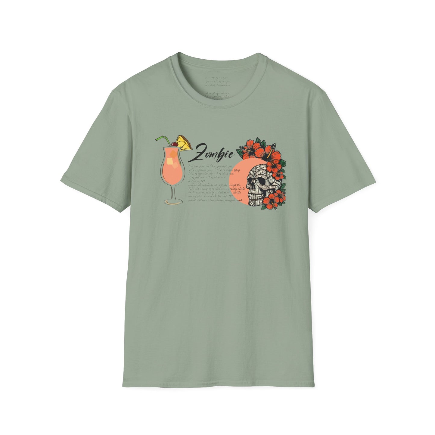 Zombie Cocktail Shirt - Tiki Drinki Collection | Tiki Style | Unique | Summer Style