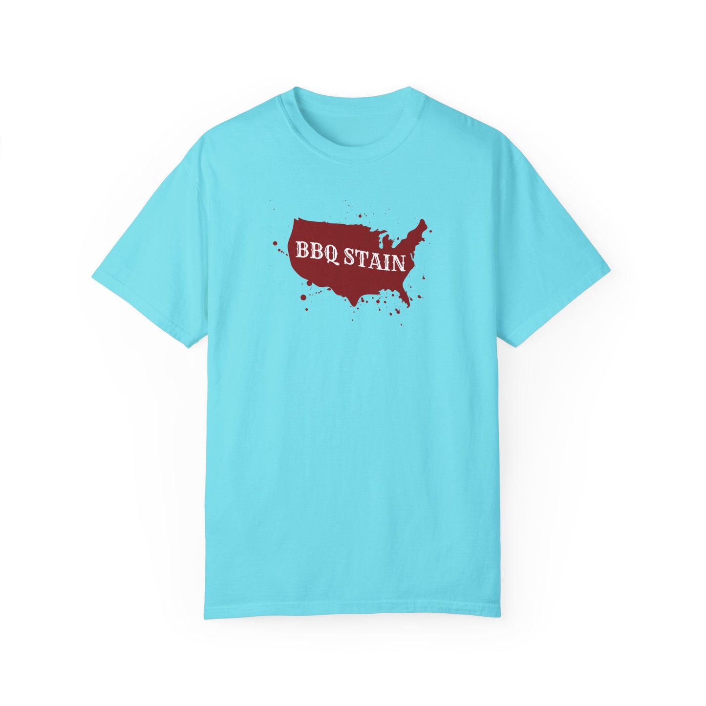 BBQ Stain USA Comfort Colors® t-shirt, Summer Shirt, Cookout, BBQ Shirt, Fun Graphic Tee, 4th of July, Party Shirt,