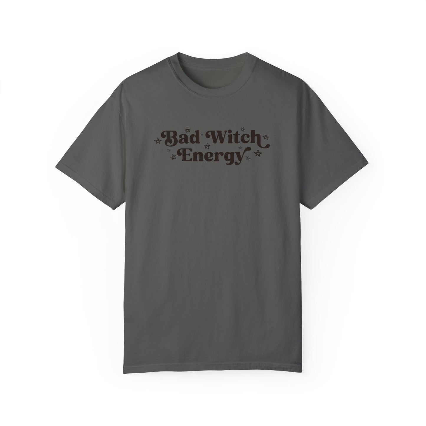 Bad Witch Energy Monochrome Shirt, Funny Witch Halloween Comfort Colors Shirt, Limited Edition Halloween Design, Unisex Halloween Gift