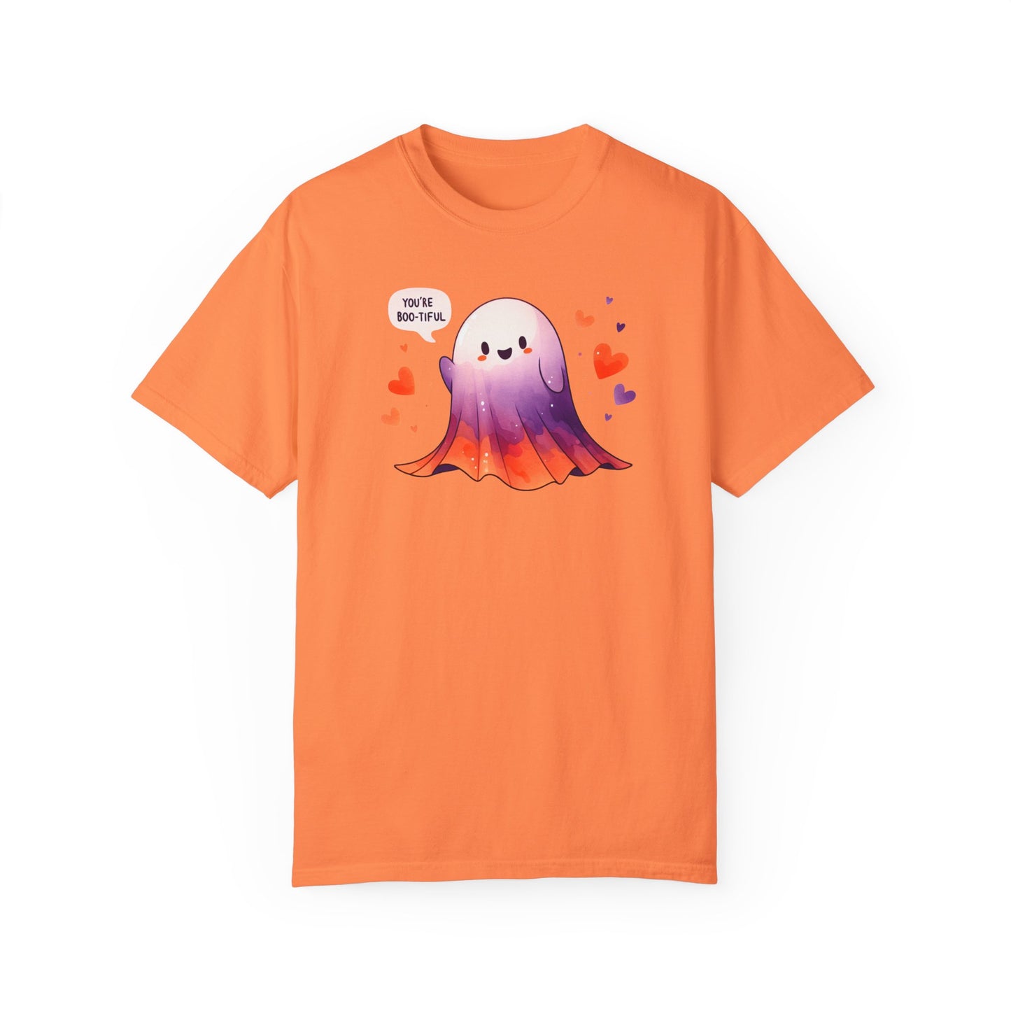 Limited Edition Comfort Ghost Halloween Boo-tiful T-shirt, Larger Graphic, Premium Handcrafted Halloween Shirt , Funny Premium Crafted Shirt