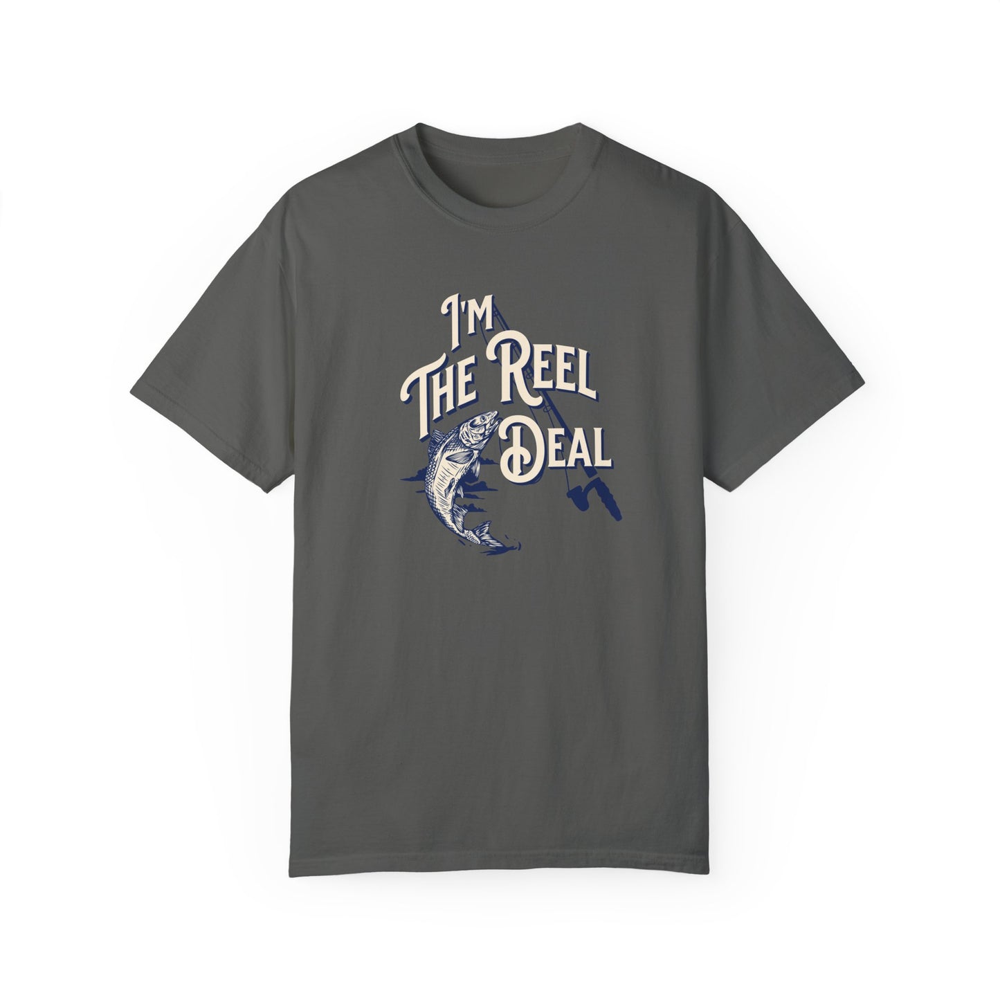 Fishing T-Shirt The Reel Deal Mens Tshirt, Fathers Day, gift, bass, Birthday, gifts for dad ,husband ,daddy, grandpa, Father's Day Gift