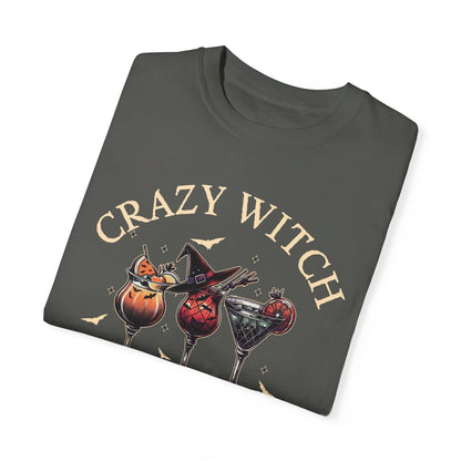 Limited Edition Crazy Witch Social Club Gildan Sweatshirt, Cute Halloween Cocktails Sweatshirt for Girls Night Out or Girls Trip, Great Gift