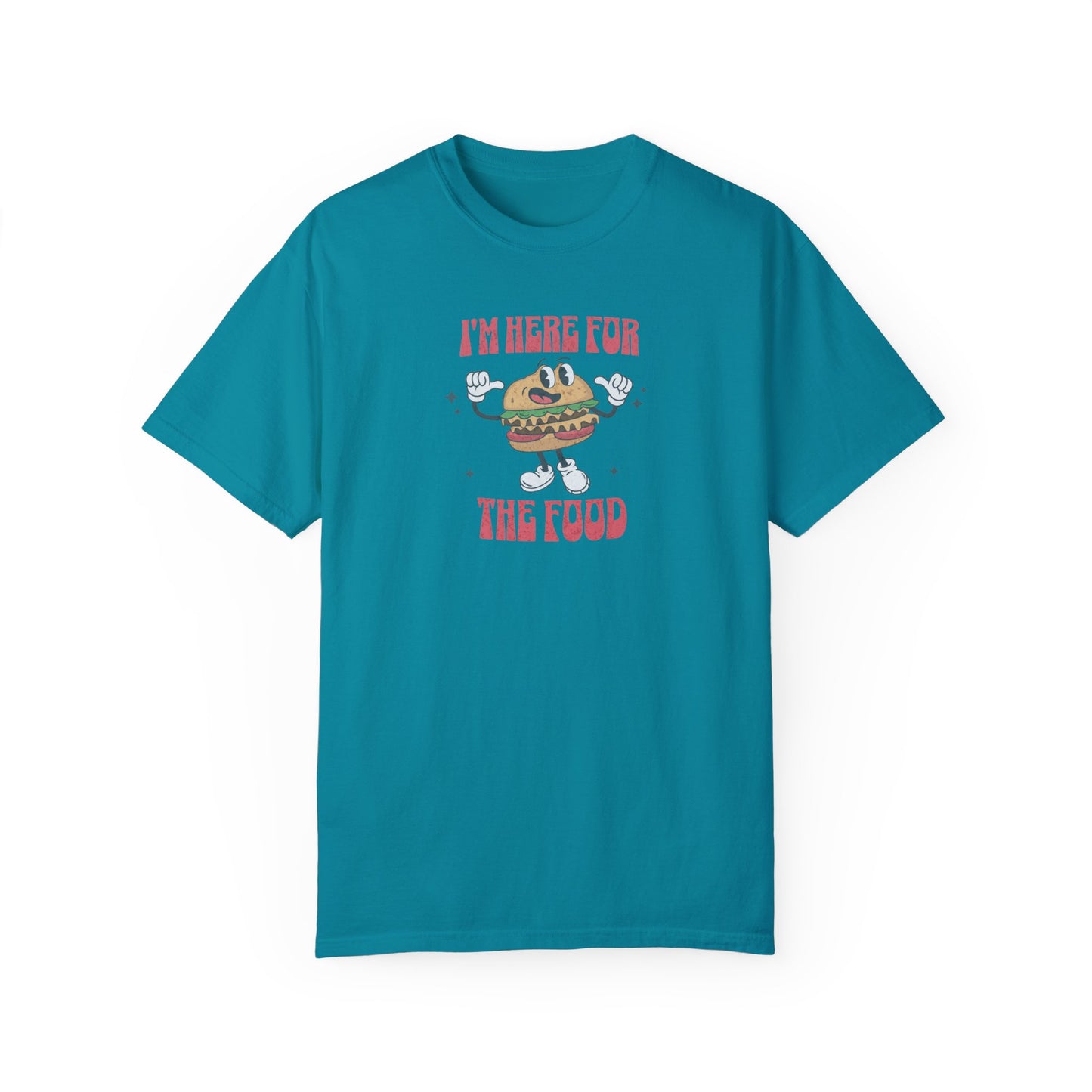 I'm Here for the Food Comfort Colors® t-shirt, Summer Shirt, Cookout, BBQ Shirt, Fun Graphic Tee, 4th of July, Party Shirt,