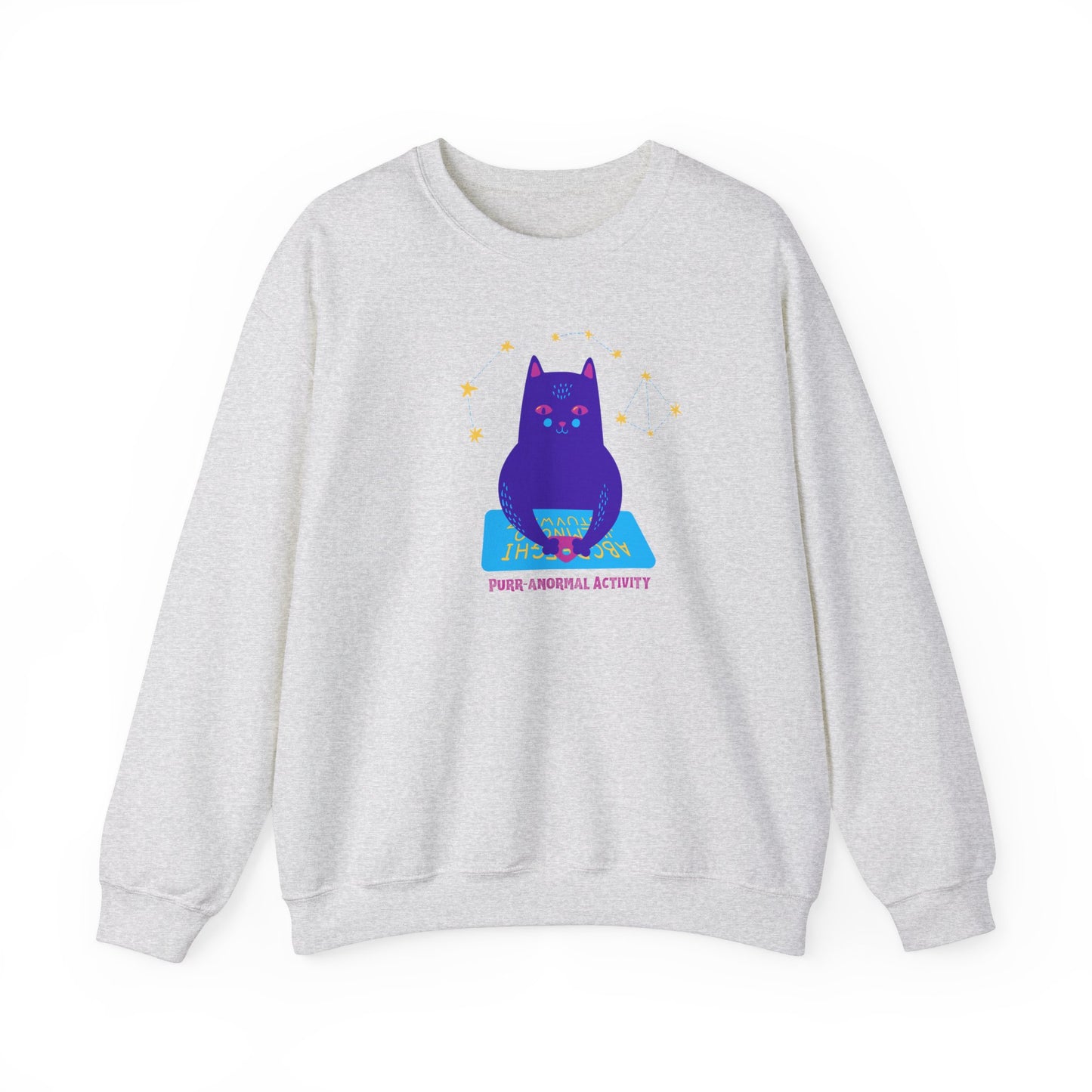 Halloween Cat Ouija Board Limited Edition Sweatshirt, Unique Handcrafted Funny Halloween Designed Sweatshirt, Birthday or Christmas Gift