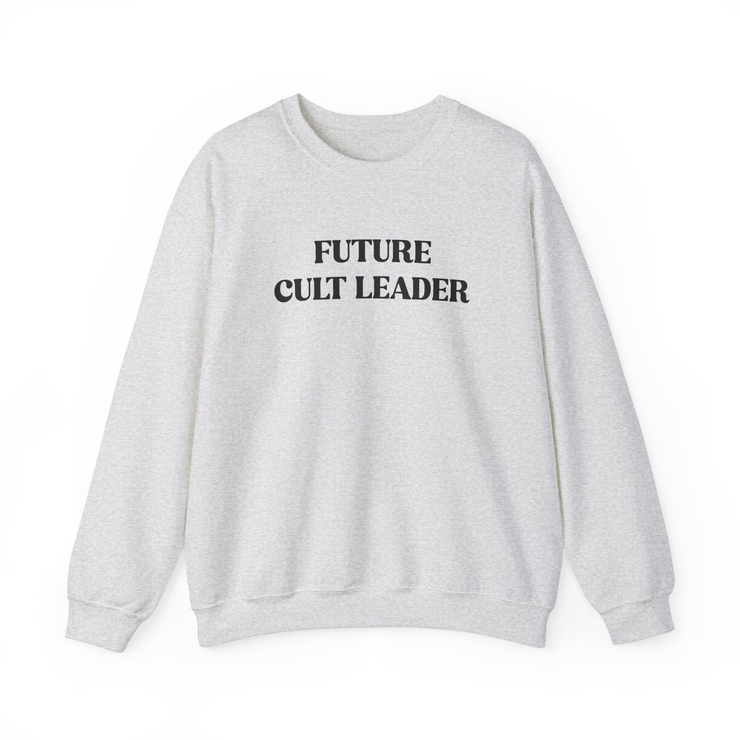 Handcrafted Unique Future Cult Leader, Limited Edition Funny Mental Health Sweatshirt, Gift for Friends or Family, Unisex Sweatshirt Gift