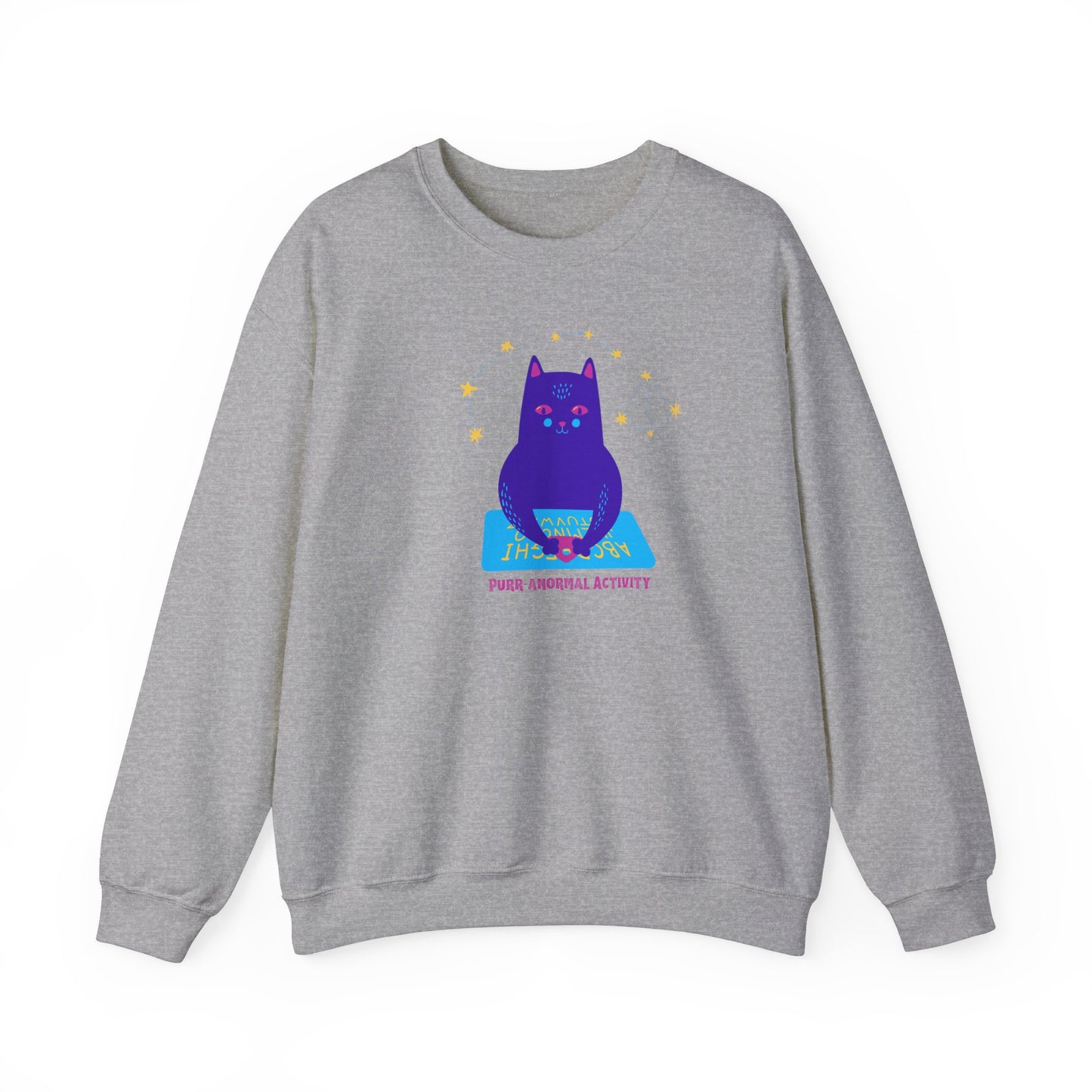 Halloween Cat Ouija Board Limited Edition Sweatshirt, Unique Handcrafted Funny Halloween Designed Sweatshirt, Birthday or Christmas Gift