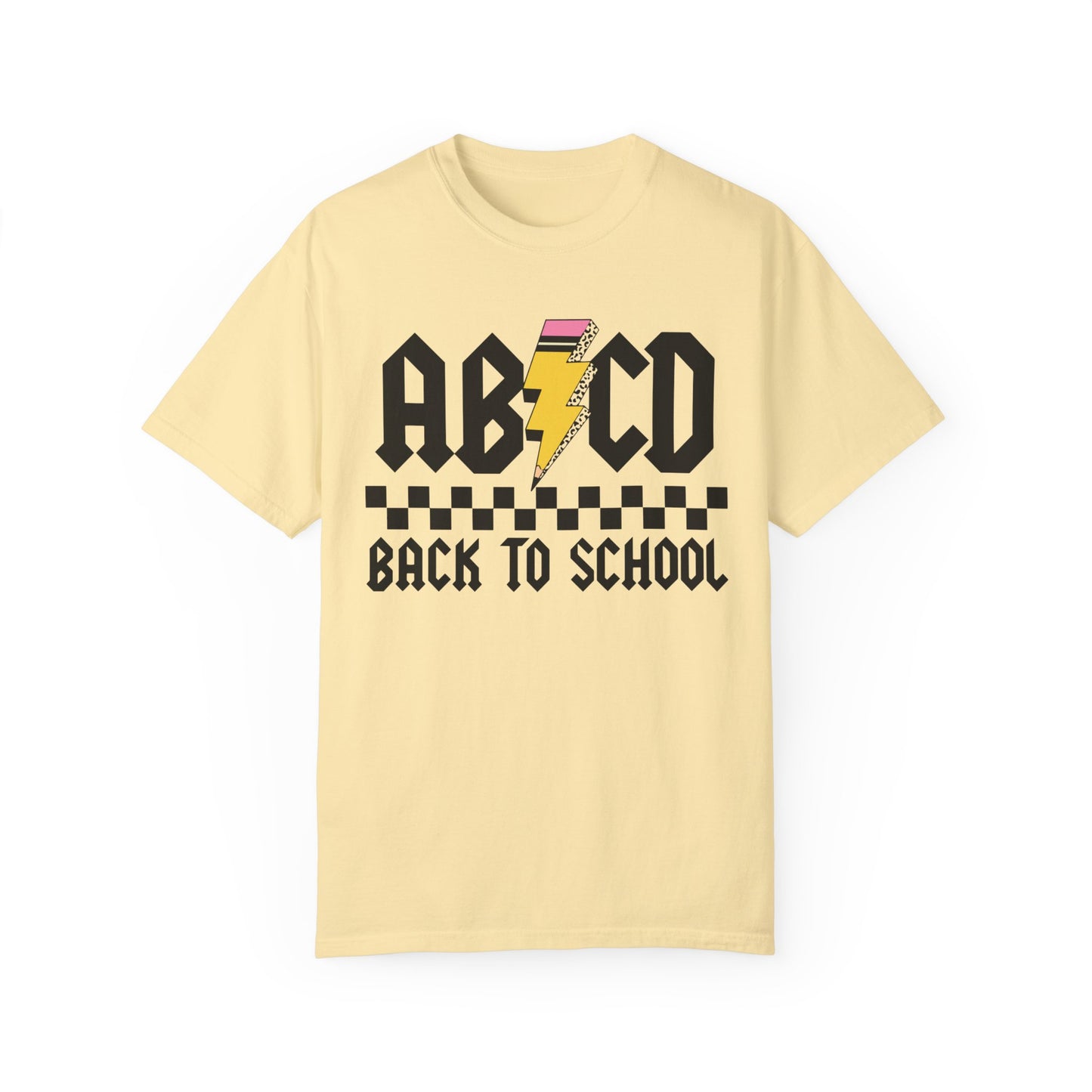 Teacher ABDC Thunderbolt Shirt, Back to School Graphic Teacher T-Shirt, Gift For Teacher, Gift for Educator, Teacher Aid Special Ed Gift