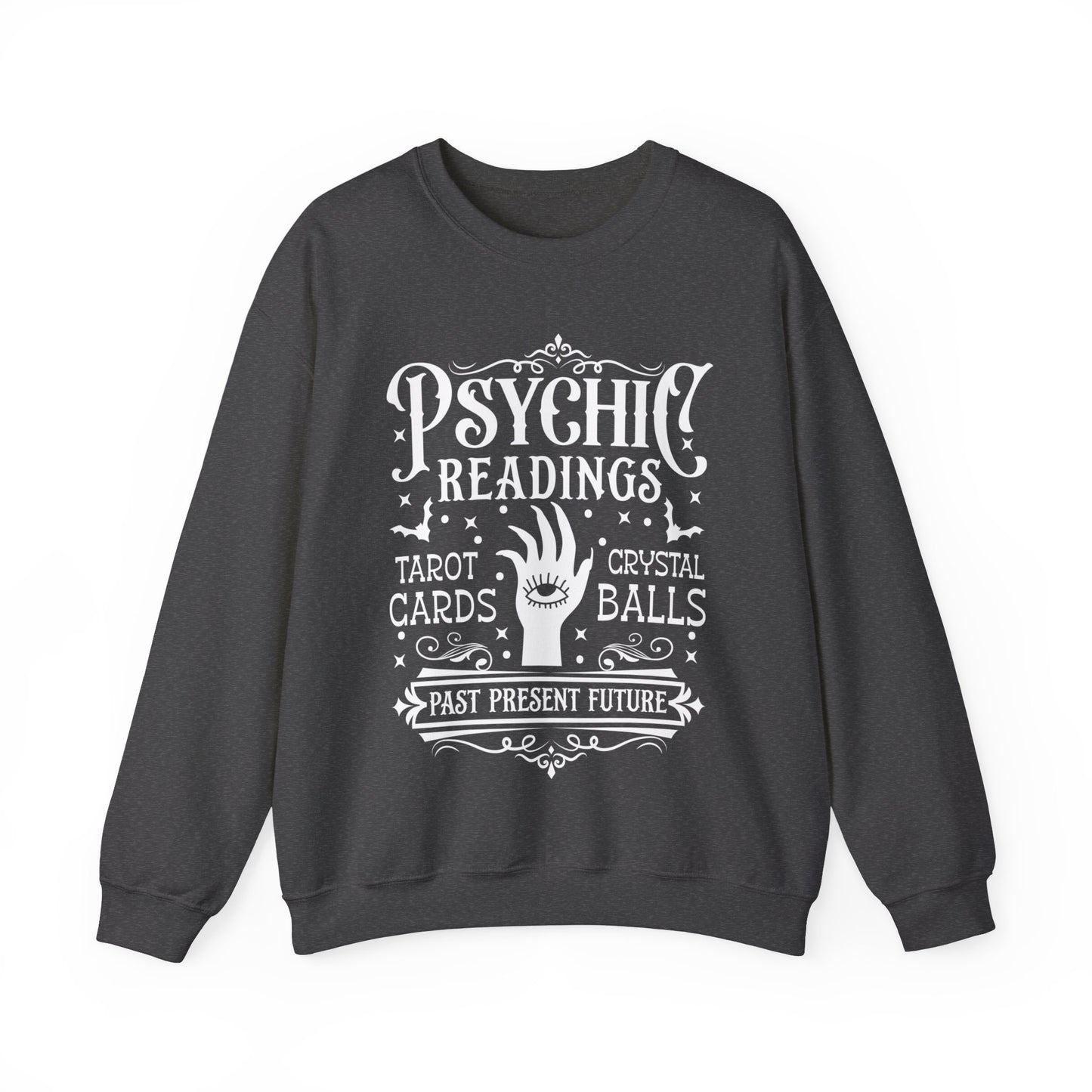 Vintage Psychic Readings Halloween Sweatshirt, Halloween Tarot Card Reader Sweatshirt, Limited Edition Halloween Crystal Ball Unisex Gift