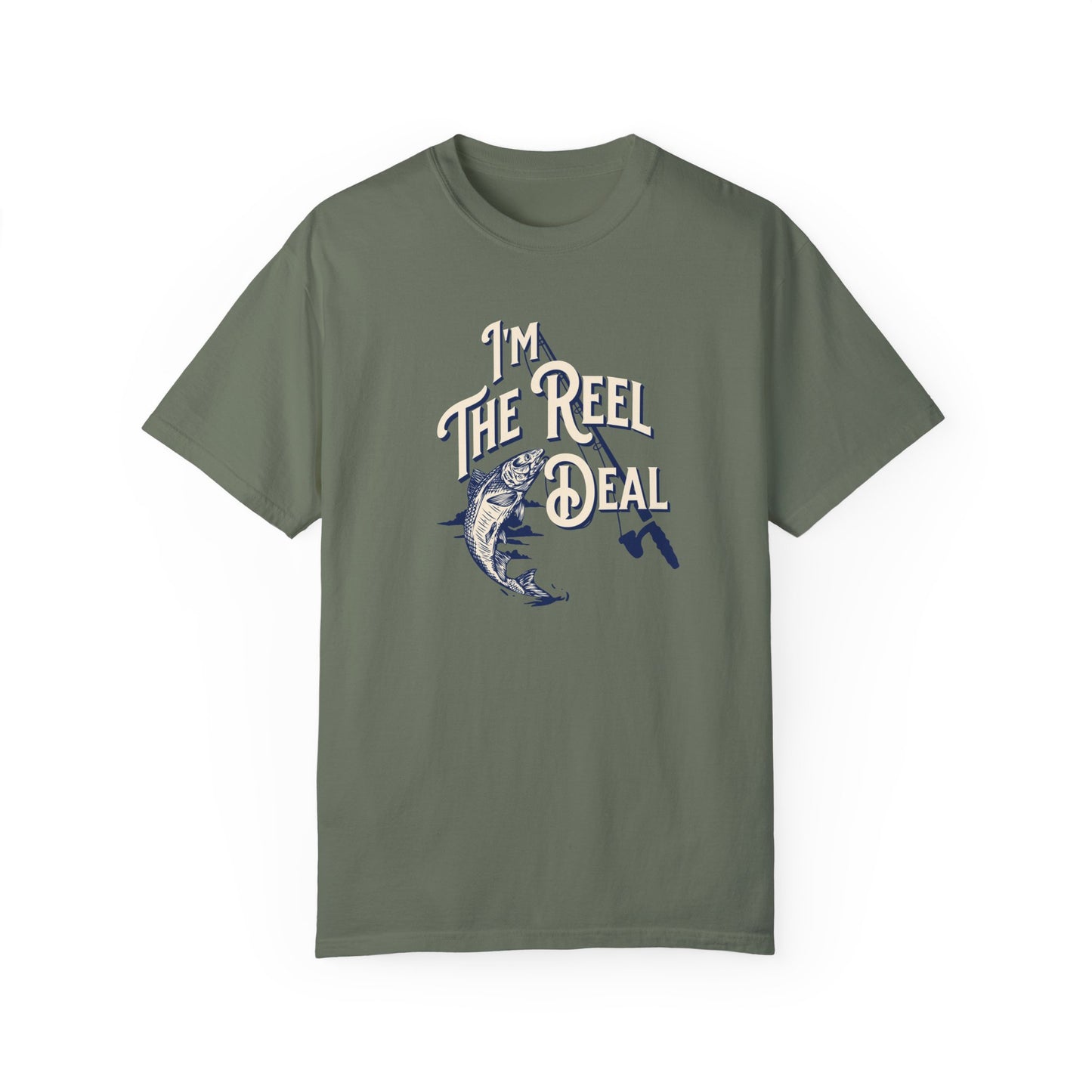 Fishing T-Shirt The Reel Deal Mens Tshirt, Fathers Day, gift, bass, Birthday, gifts for dad ,husband ,daddy, grandpa, Father's Day Gift