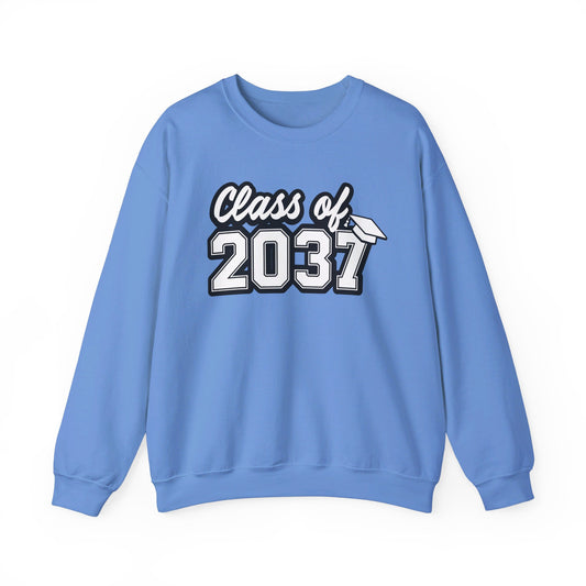 Grow with Me Sweatshirt Class of 2037, Show your baby grow from Kindergarten to High School, Great for Back to School, First Day of School