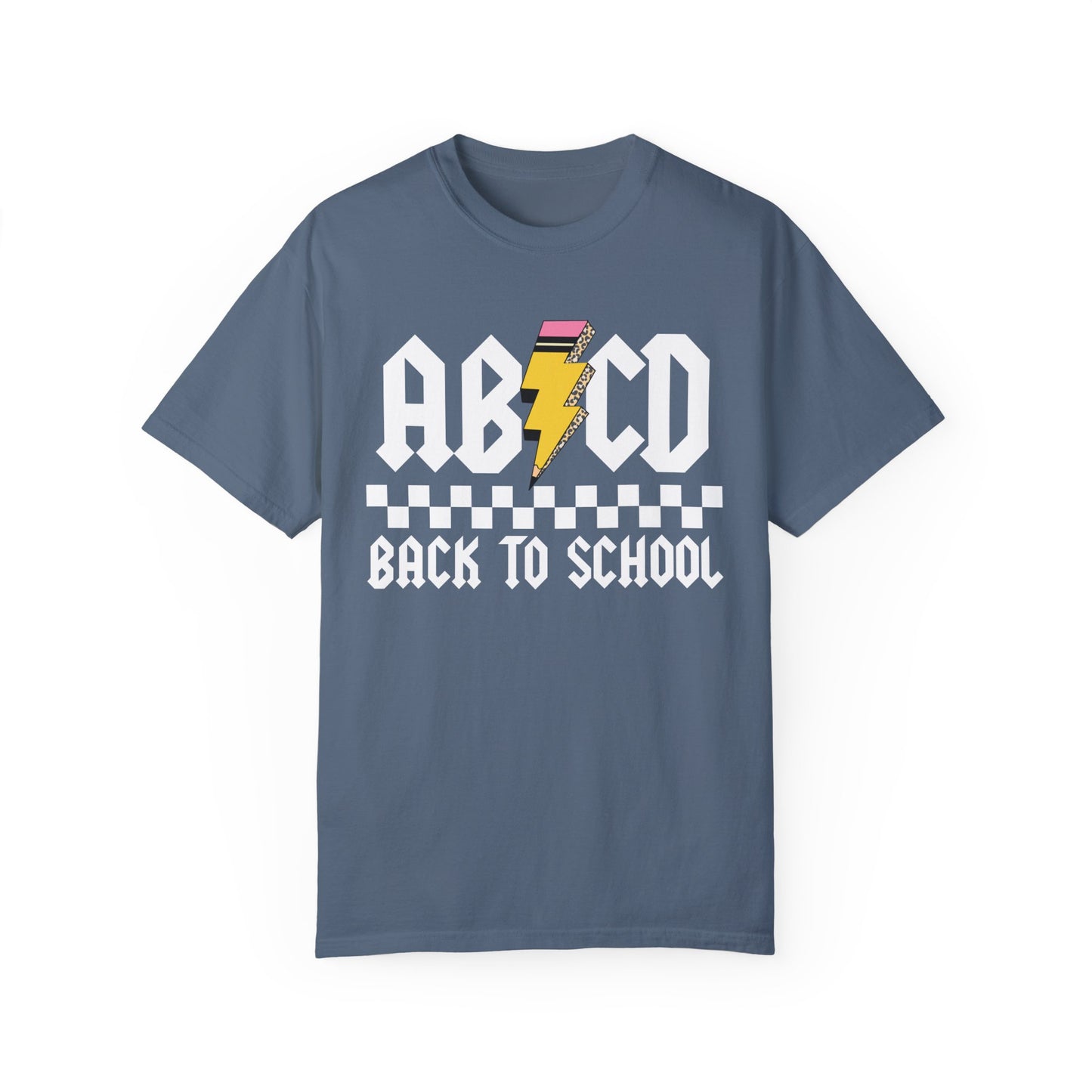 Teacher ABDC Thunderbolt Shirt, Back to School Graphic Teacher T-Shirt, Gift For Teacher, Gift for Educator, Teacher Aid Special Ed Gift