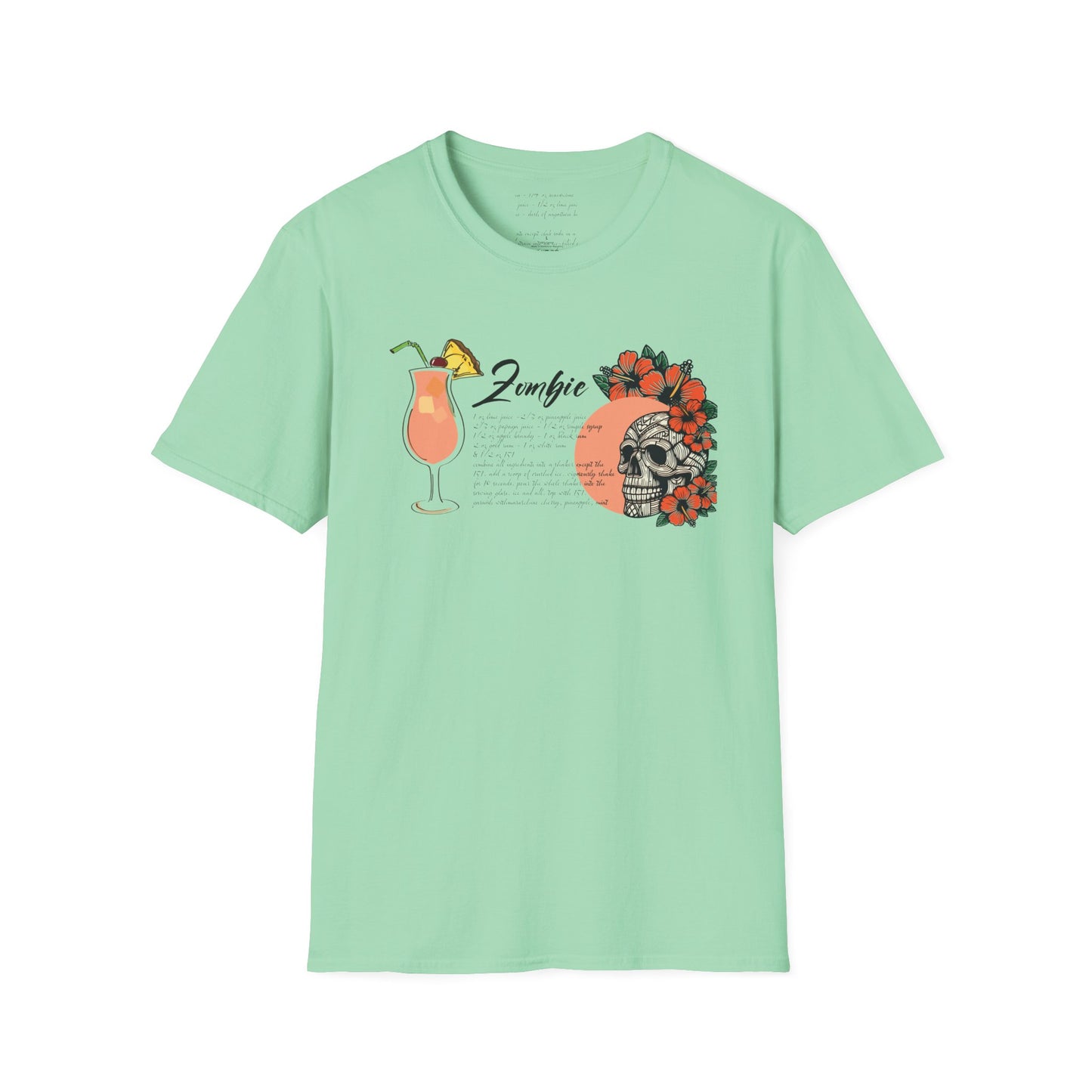 Zombie Cocktail Shirt - Tiki Drinki Collection | Tiki Style | Unique | Summer Style