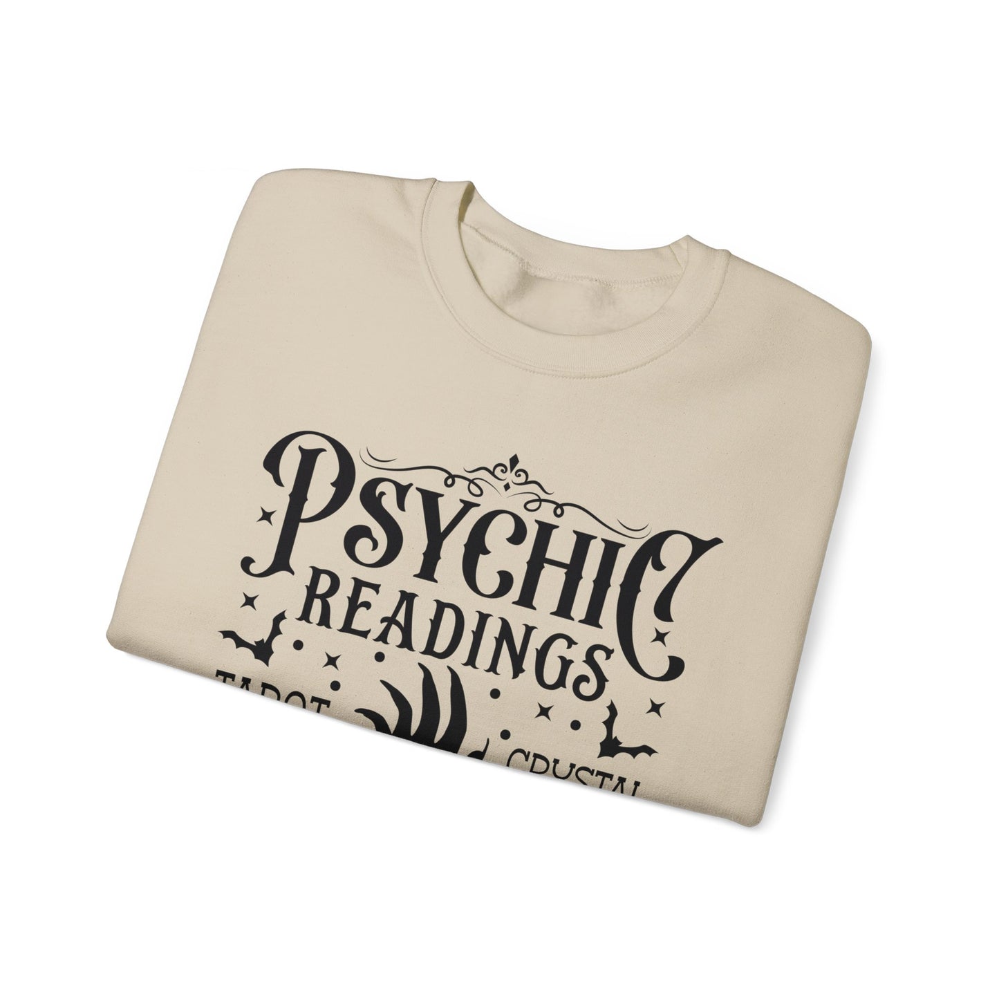 Vintage Psychic Readings Halloween Sweatshirt, Halloween Tarot Card Reader Sweatshirt, Limited Edition Halloween Crystal Ball Unisex Gift