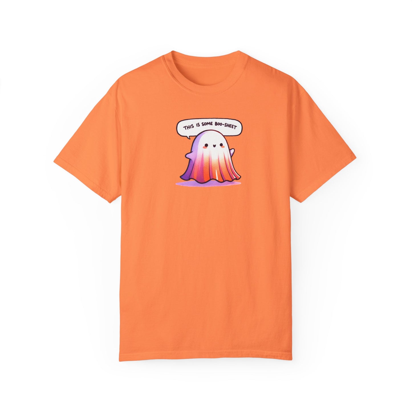 Limited Edition Comfort Ghost Halloween Boo-Sheet T-shirt, Larger Graphic, Premium Handcrafted Halloween Shirt , Funny Premium Crafted Shirt