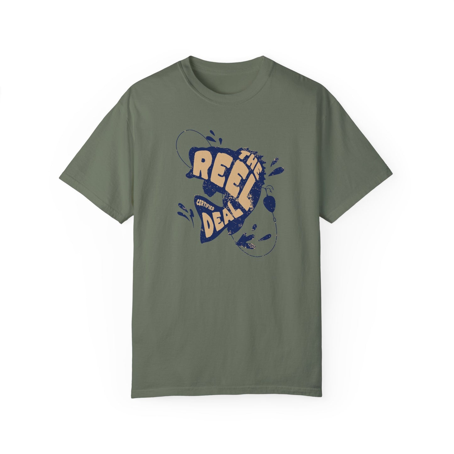 Fishing T-Shirt The Reel Deal Mens Tshirt, Fathers Day, gift, bass, Birthday, gifts for dad ,husband ,daddy, grandpa, Father's Day Gift