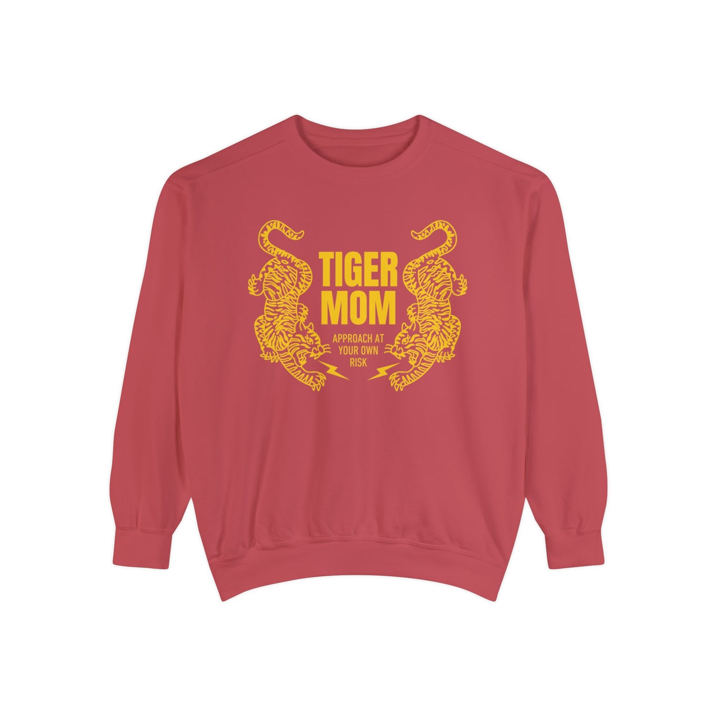 Tiger Mom - Mom Gift Unisex Garment-Dyed Sweatshirt