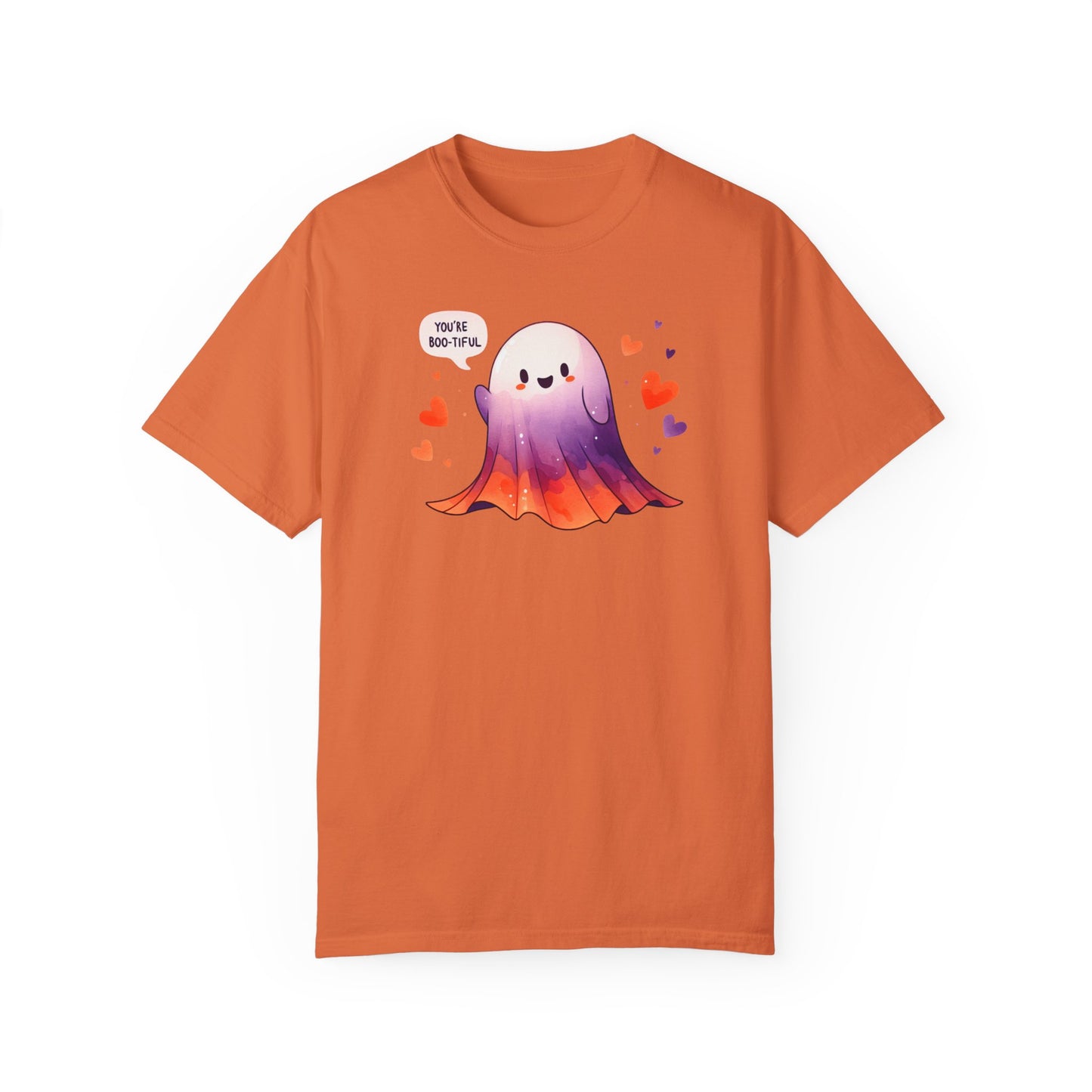 Limited Edition Comfort Ghost Halloween Boo-tiful T-shirt, Larger Graphic, Premium Handcrafted Halloween Shirt , Funny Premium Crafted Shirt