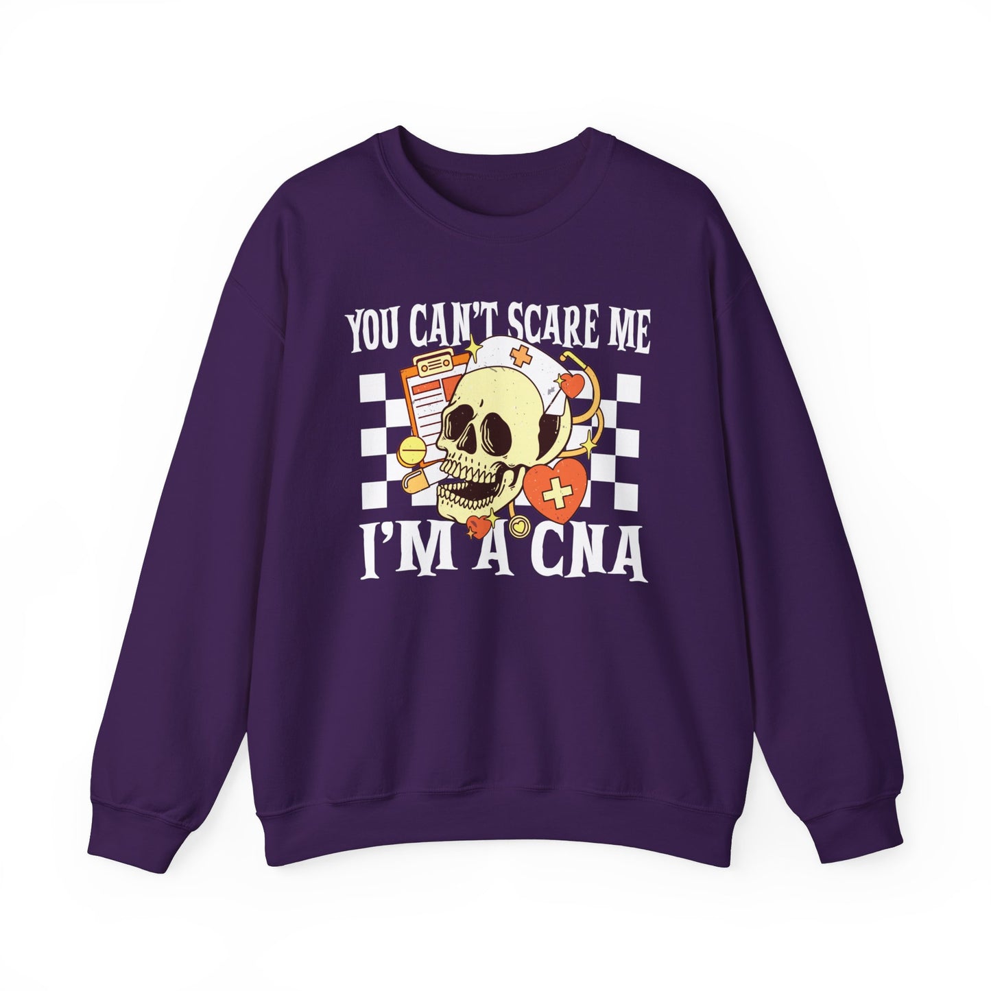 You Can't Scare Me I'm a CNA Halloween Sweatshirt, Limited Edition Halloween Nurse CNA Sweatshirt, Nurse Gift, Halloween Party