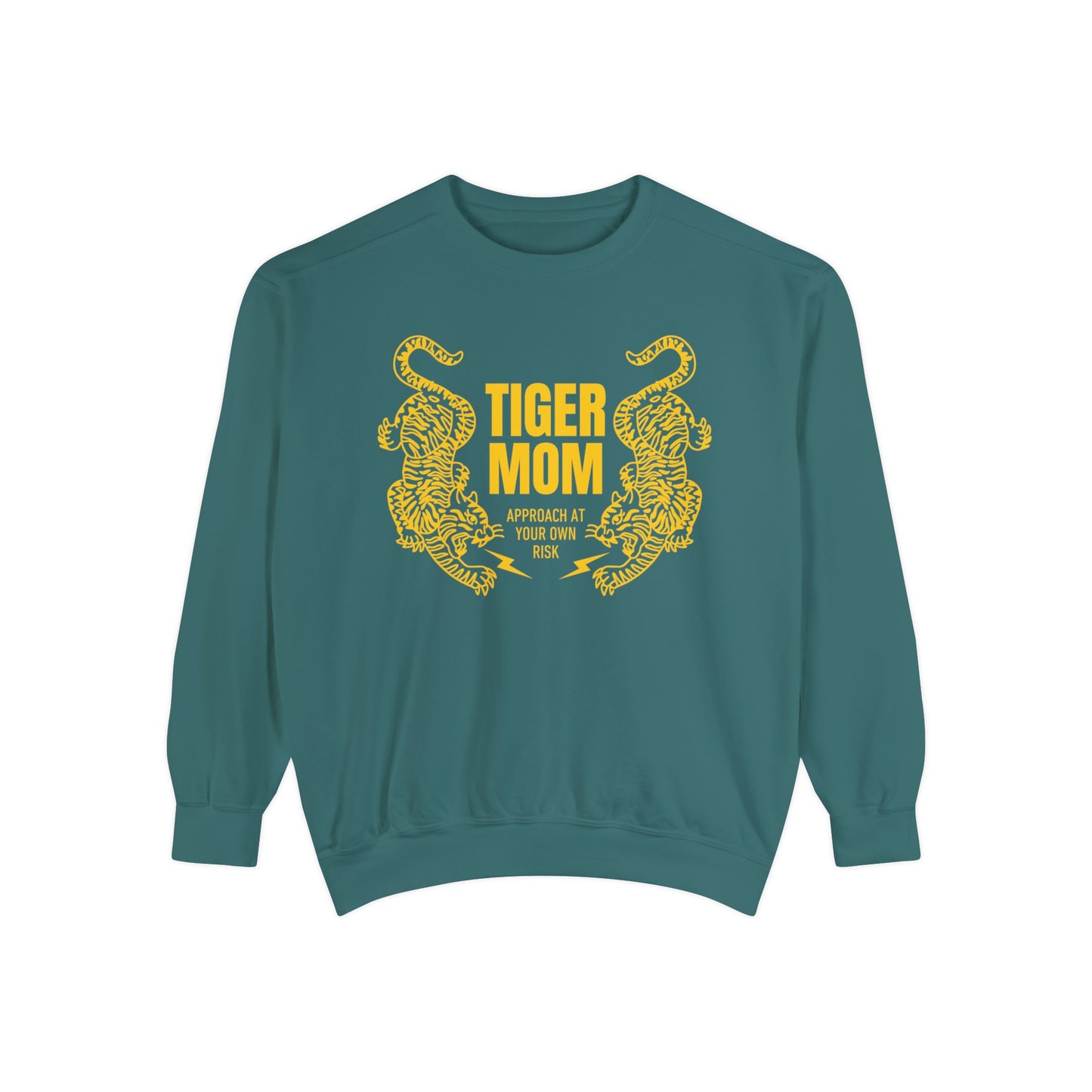 Tiger Mom - Mom Gift Unisex Garment-Dyed Sweatshirt