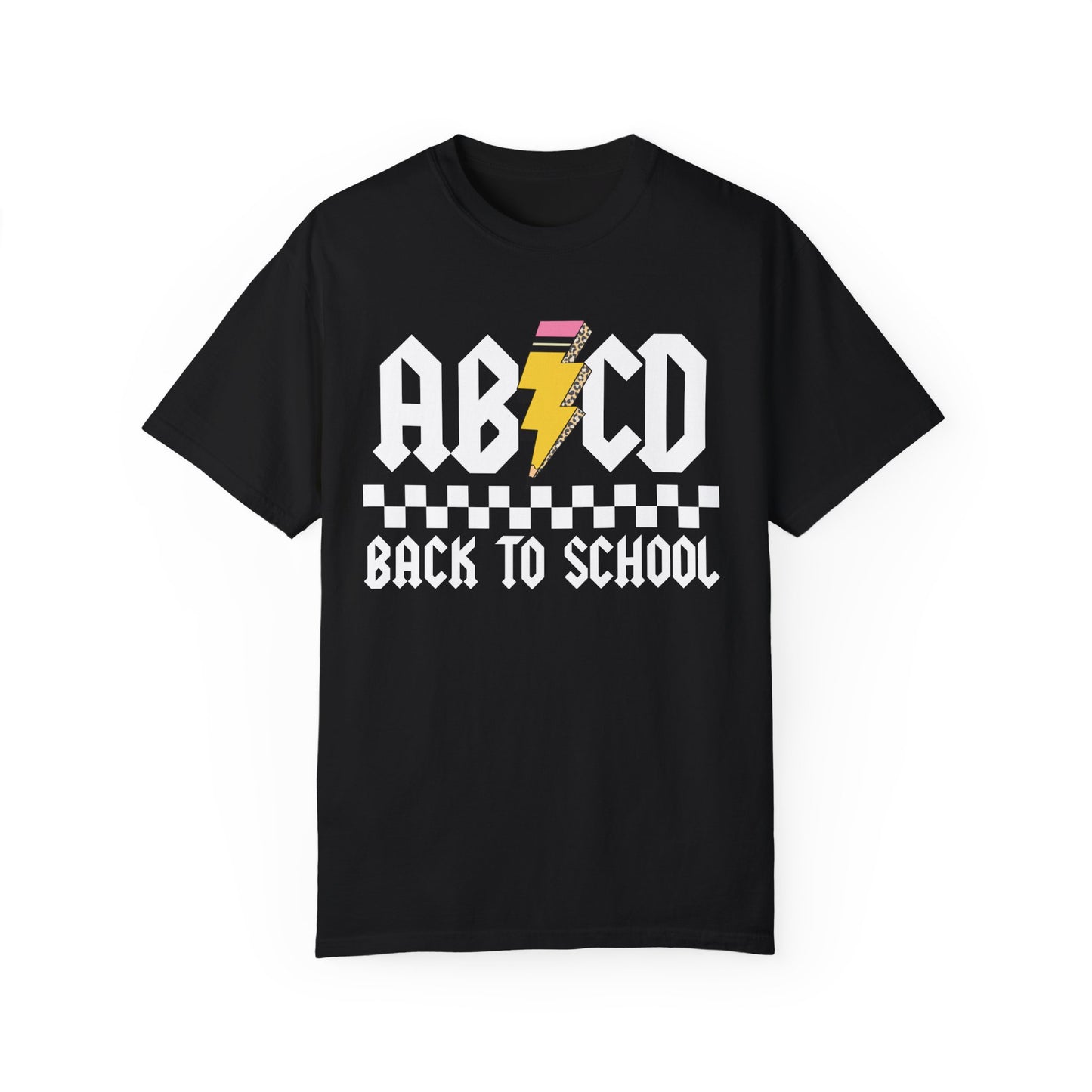 Teacher ABDC Thunderbolt Shirt, Back to School Graphic Teacher T-Shirt, Gift For Teacher, Gift for Educator, Teacher Aid Special Ed Gift