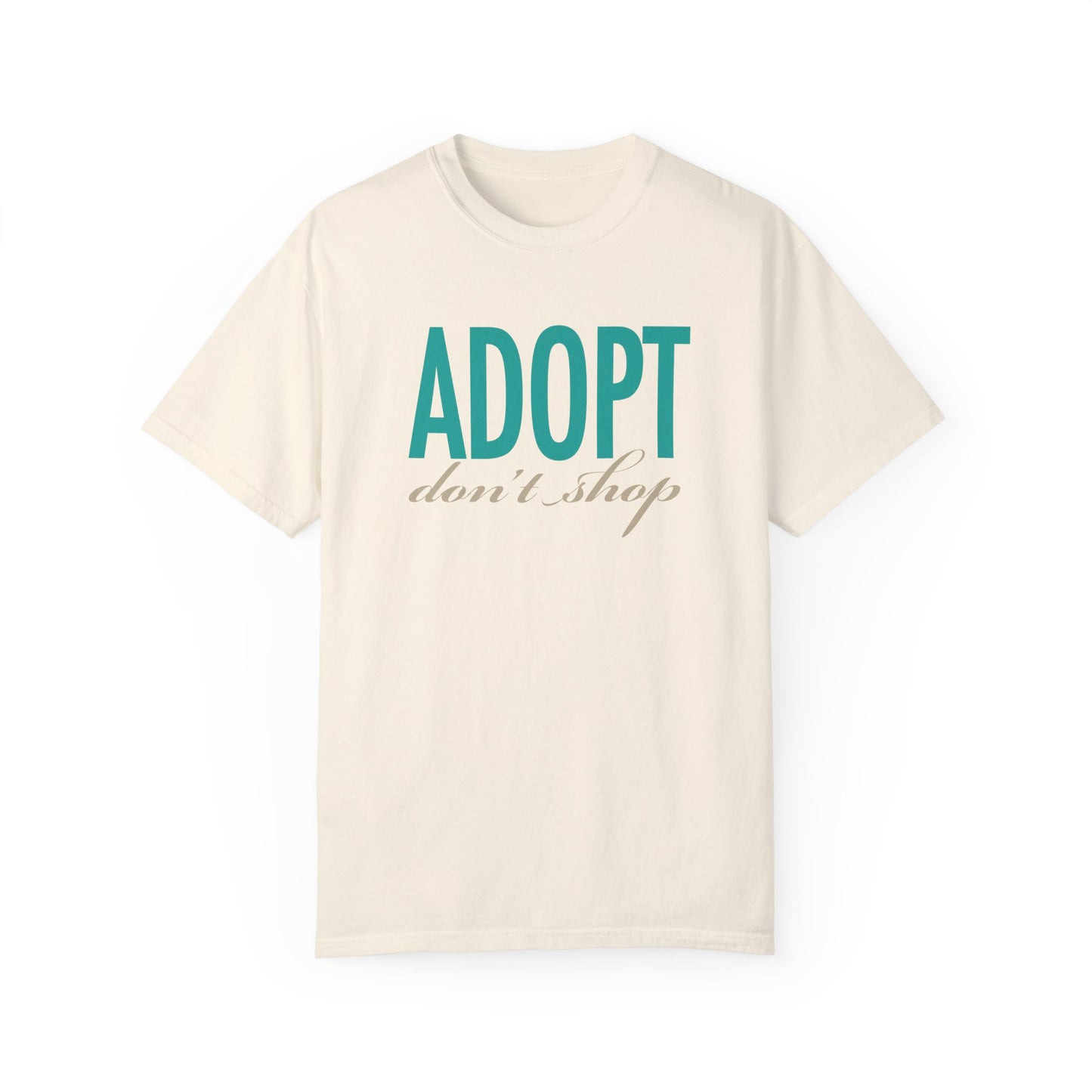 Adopt Don't Shop Shirt Comfort Colors®, Save Animals Shirt, Animal Rights Shirt, Animal Rescue Shirt, Animal Lover Gift, Adoption Pet Shirt