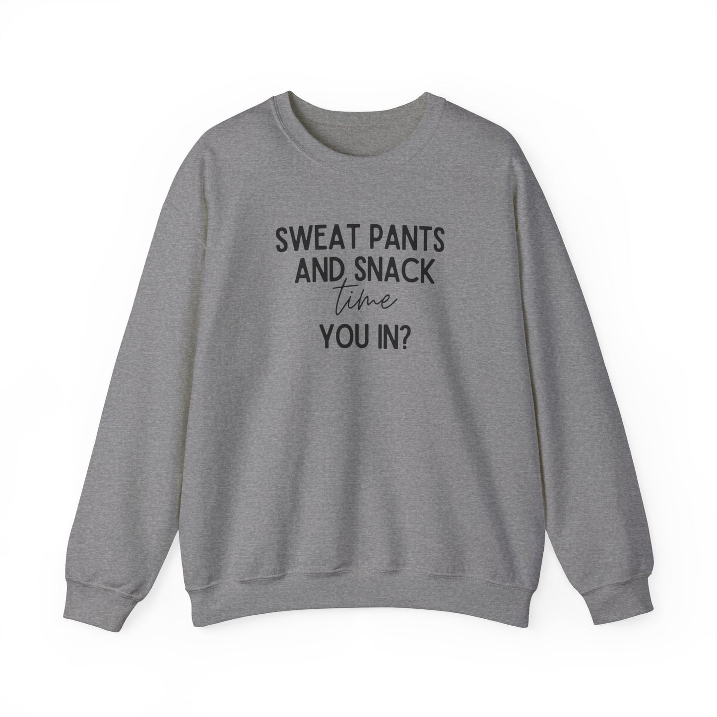 Snack Time Crewneck Sweatshirt | Fun Gift