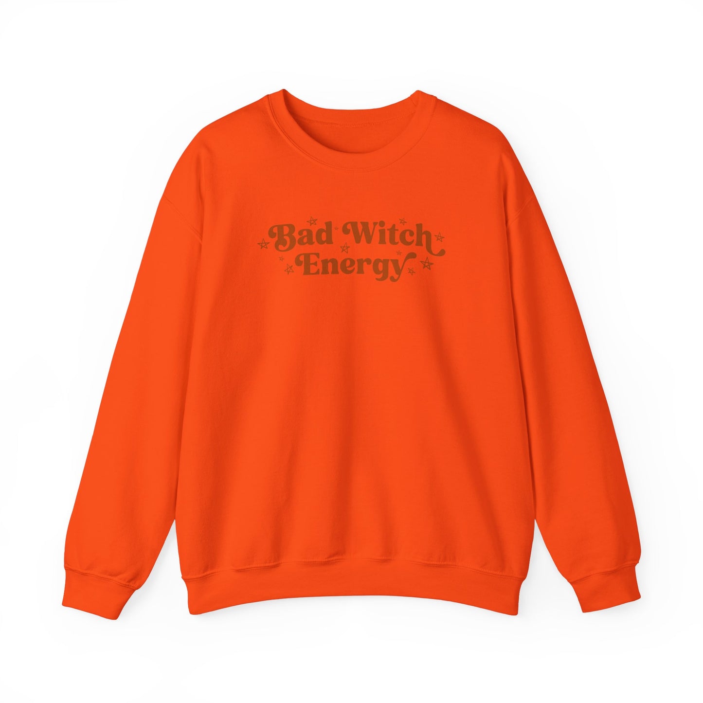 Bad Witch Energy Monochromatic Halloween Sweatshirt, Fall Energy Sweatshirt for Halloween, Unisex Halloween Sweatshirt, Halloween Gift