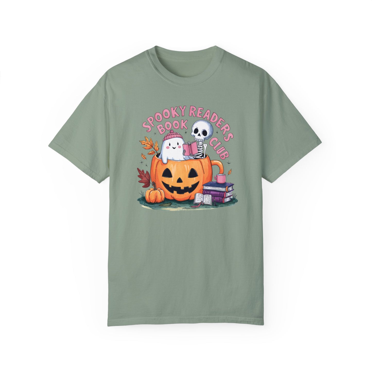 Halloween Spooky Readers Book Club Comfort Colors Shirt, Limited Edition Cute Book Reader Shirt,  Teacher Halloween Shirt, Gift for Teacher