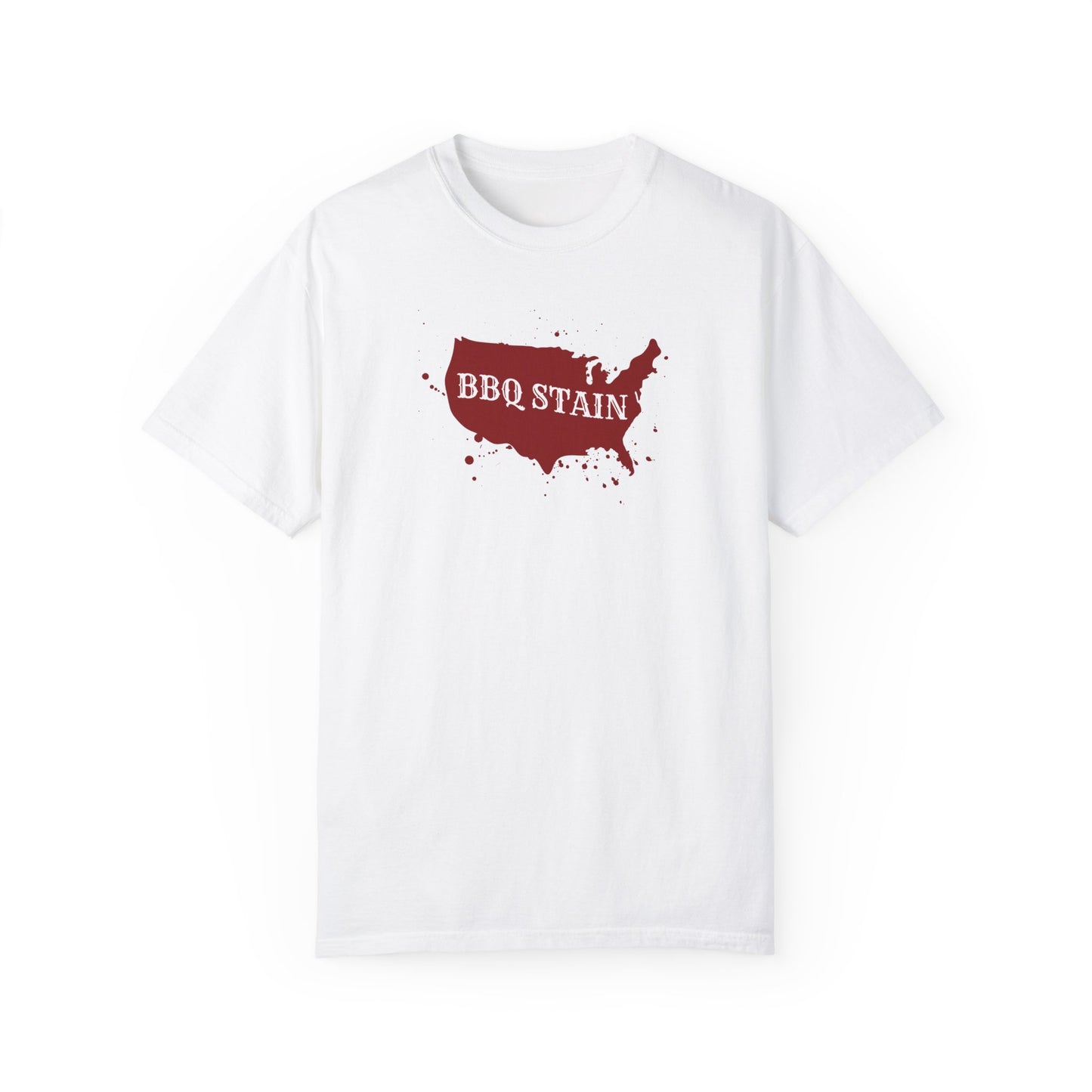 BBQ Stain USA Comfort Colors® t-shirt, Summer Shirt, Cookout, BBQ Shirt, Fun Graphic Tee, 4th of July, Party Shirt,