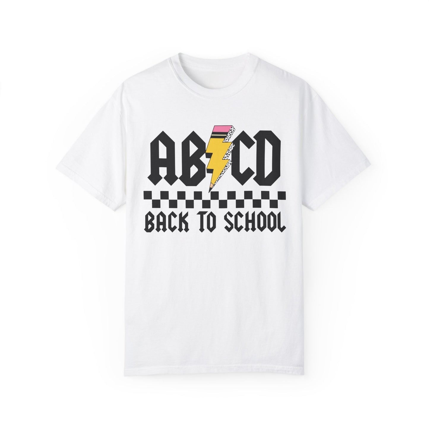 Teacher ABDC Thunderbolt Shirt, Back to School Graphic Teacher T-Shirt, Gift For Teacher, Gift for Educator, Teacher Aid Special Ed Gift