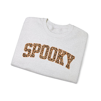 Limited Edition Leopard print with Skulls Spooky Halloween Sweatshirt, Unique  Design for Halloween, Perfect for Halloween Events or a Gift