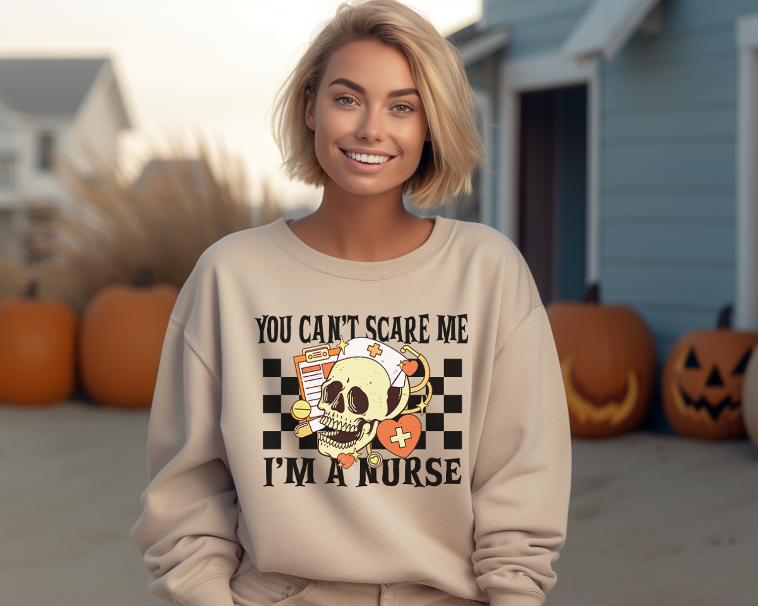 Halloween Nurse Sweatshirt